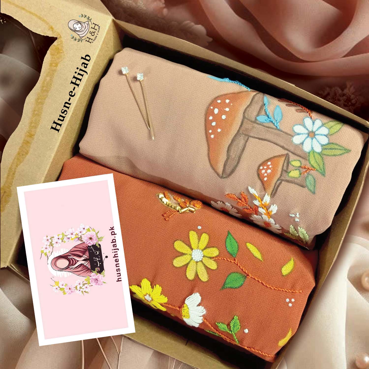 Bundle Box 1 - Embroidered Chiffon