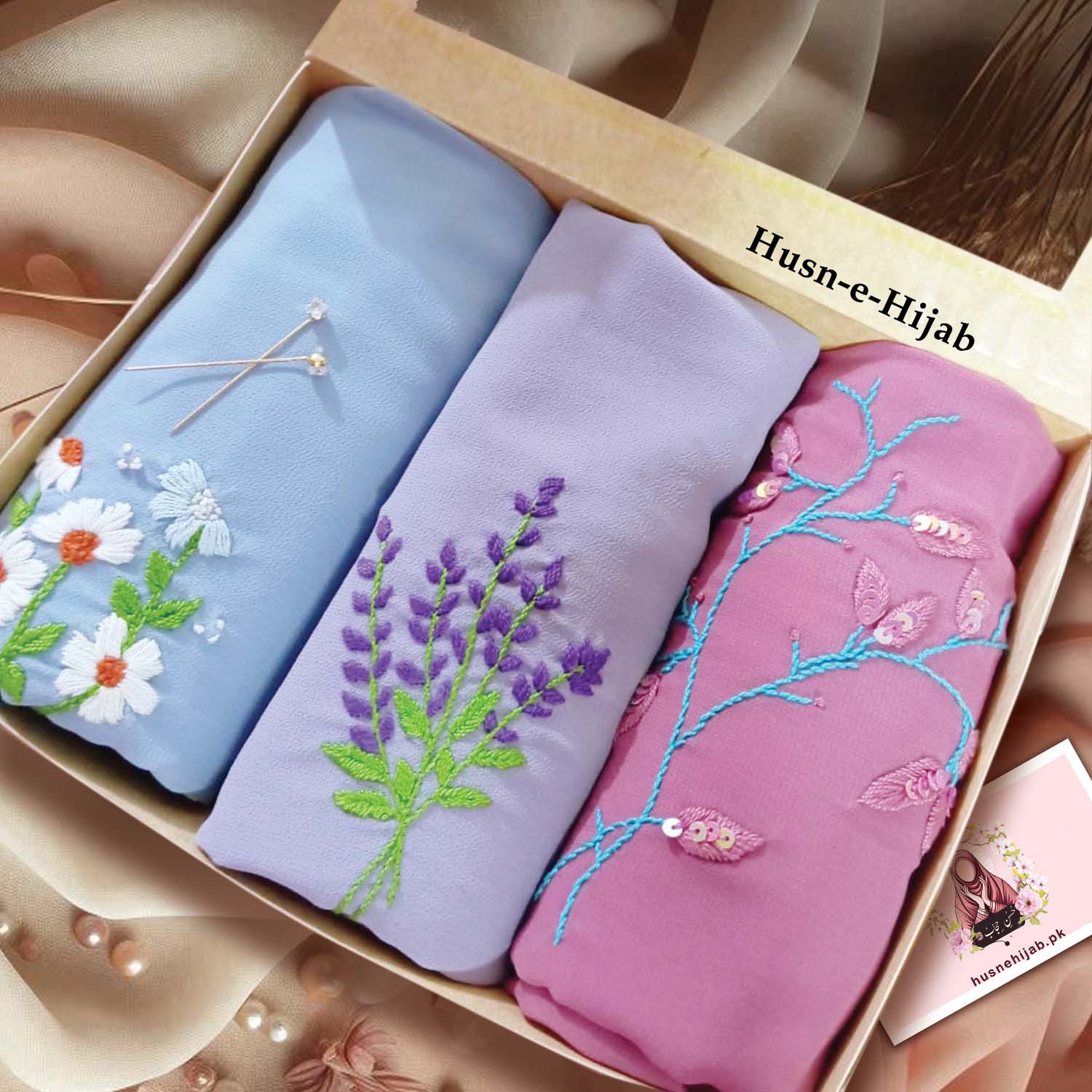 Bundle Box 3 - Embroidered Chiffon