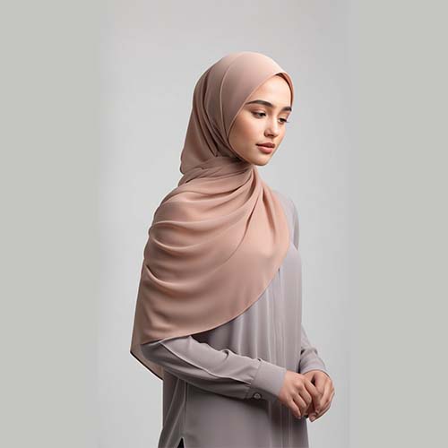 Georgette Chiffon - Beige