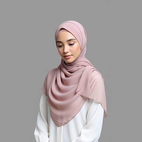 Georgette Chiffon - Blush Pink