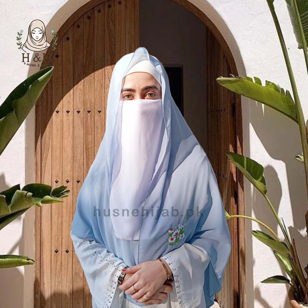 Embroidered -Formal - Floral |light Blue