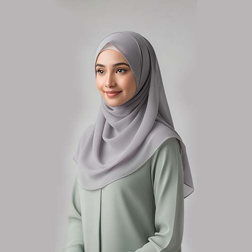 Georgette Chiffon - Lite Grey