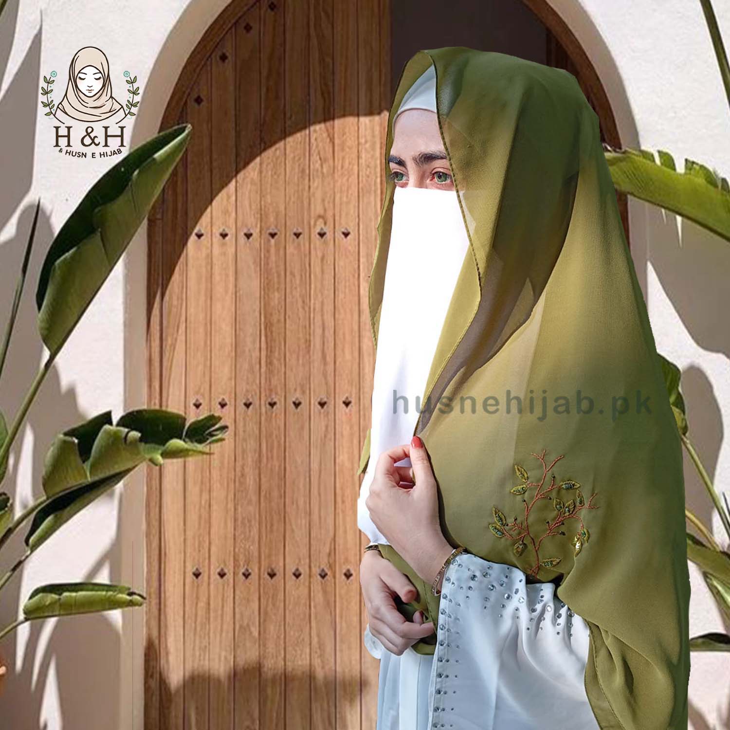 Embroidered Chiffon - Hena