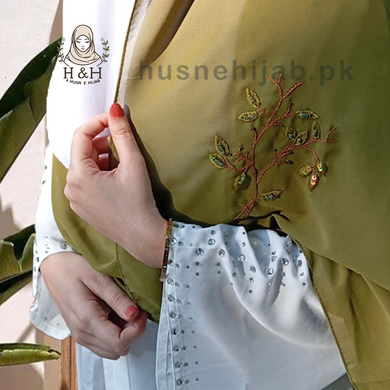 Embroidered Chiffon - Hena