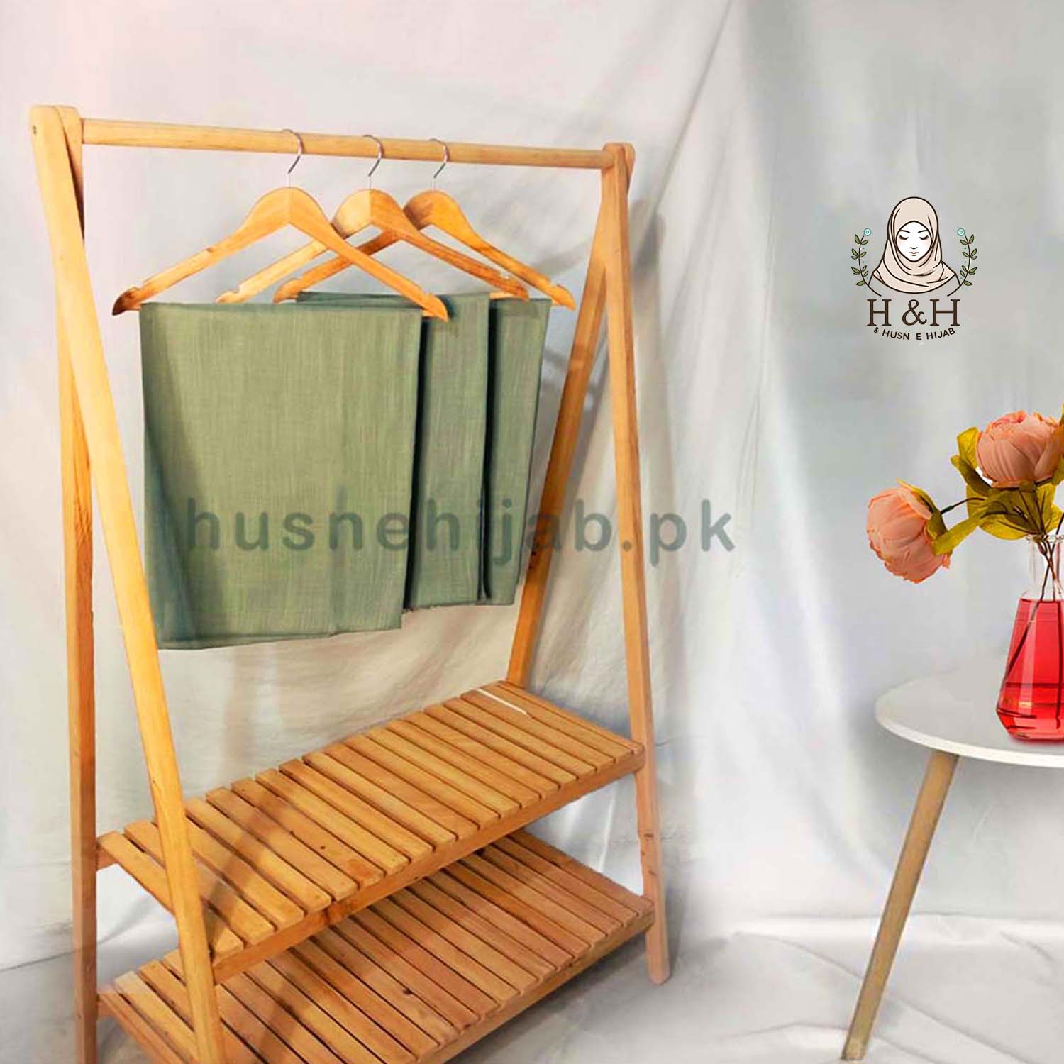 Plain_Turkish Lawn Hijab_spring green