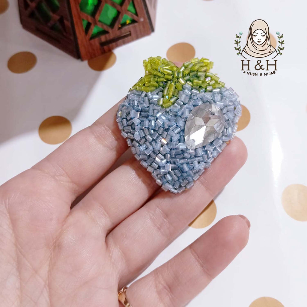 Crystal Hijab Pin Set | Berry