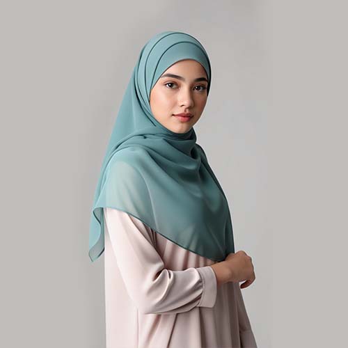 Georgette Chiffon - Teal